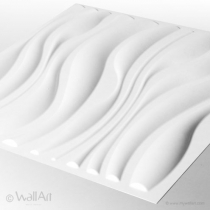 WallArt Waves 3D falpanel